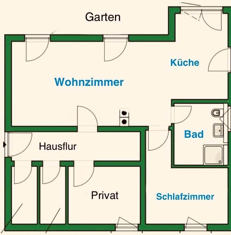 Ferienwohnung Green Garden Berlin Zewnętrze zdjęcie